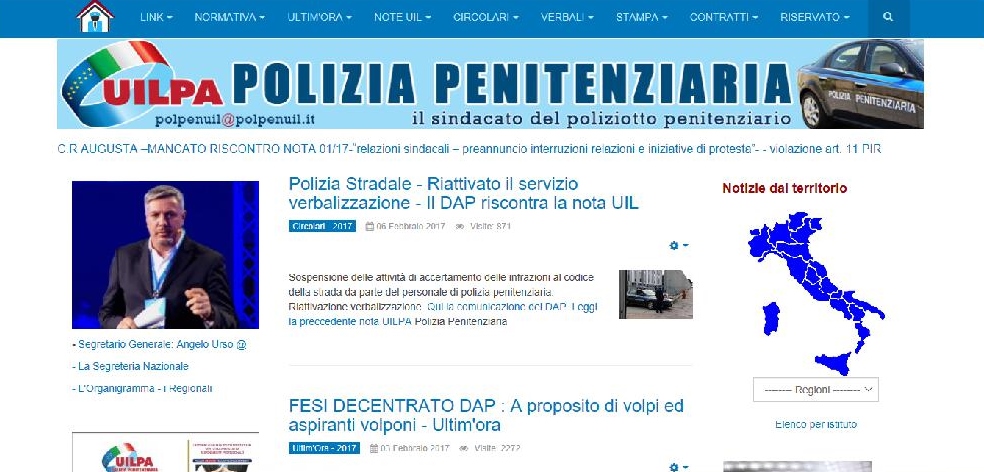 Home page sito nazionale